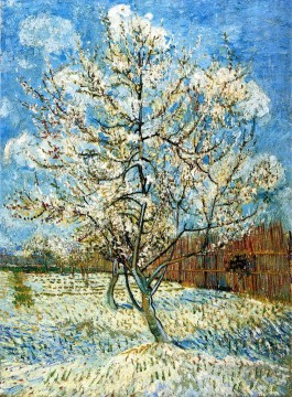  blossom Works - Peach Trees in Blossom 2 Vincent van Gogh